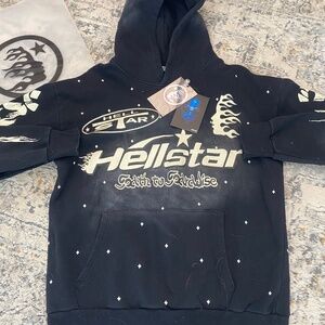 Black hellstar hoodie         (Brand new)